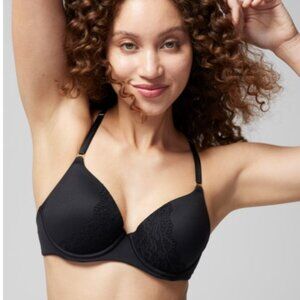 NEW! Soma Embraceable Perfect Coverage Convertible Bra w. Lace back - Size 40DD